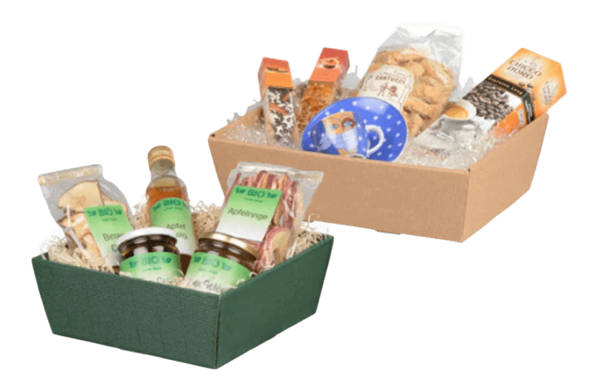 Košarica za darove MARIO 210x210x90mm, prirodna